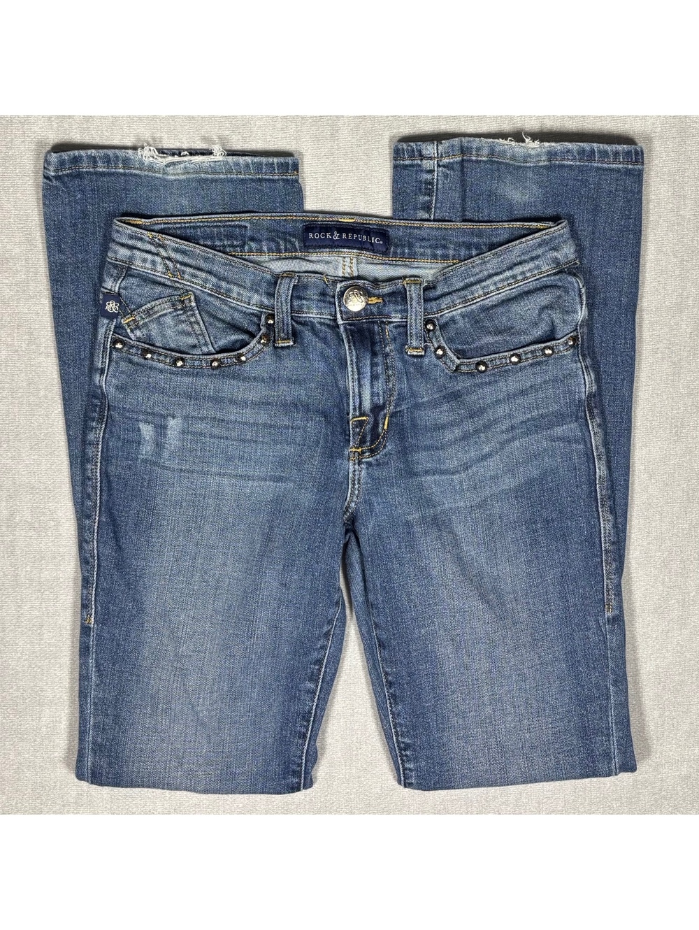 Rock & Republic Studded Bootcut Jeans Women’s Size 6